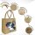 Domelo Mädchentasche, Jute Handtasche für Mädchen, kleine Kindertasche, Sommer Mädchen Einhorntasche, Mädchenbadetasche mit Einhorn Motiv.