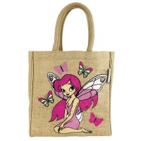 Domelo Mädchentasche, Jute Handtasche für...