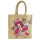 Domelo Mädchentasche, Jute Handtasche für Mädchen, kleine Kindertasche, Sommer Mädchen Tasche, Mädchen Badetasche mit Fee Motiv.