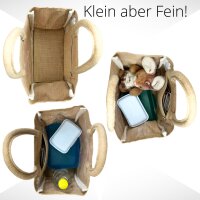 Domelo Mädchentasche, Jute Handtasche für Mädchen, kleine Kindertasche, Sommer Mädchen Tasche, Mädchen Badetasche mit Meerjungfrau Motiv.