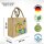 Domelo Mädchentasche, Jute Handtasche für Mädchen, kleine Kindertasche, Sommer Mädchen Tasche, Mädchen Badetasche mit Meerjungfrau Motiv.