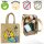 Domelo Mädchentasche, Jute Handtasche für Mädchen, kleine Kindertasche, Sommer Mädchen Tasche, Mädchen Badetasche mit Meerjungfrau Motiv.
