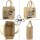 Domelo Jute Einkaufskorb, Vegane Einkaufstasche. Kleine Damen Handtasche
