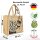 Domelo Jute Einkaufskorb, Vegane Einkaufstasche. Kleine Damen Handtasche