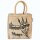 Domelo Jute Einkaufskorb, Vegane Einkaufstasche. Kleine Damen Handtasche