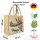 Domelo Jute Einkaufskorb, Vegane Einkaufstasche. Kleine Damen Handtasche