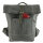 Domelo gewachste Canvas Rucksack. Dunkelblaue wasserabweisende Unisex Backpack